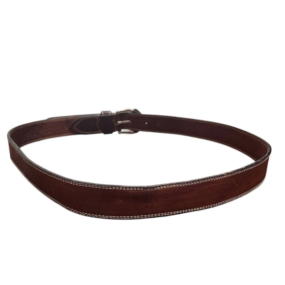 Genuine Leather Men's Belt With Removable Buckle Size 90 - Picture 4 of 8